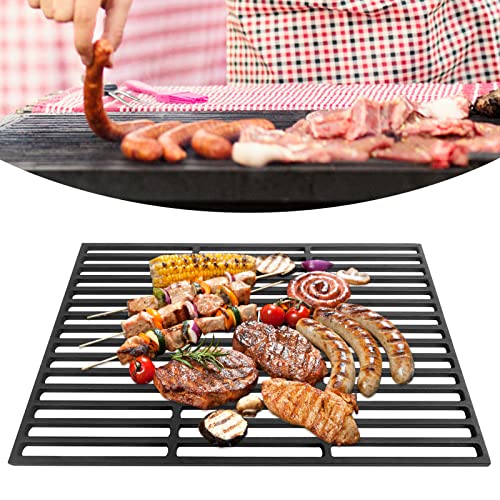 LARS360 Grillrost aus emailliertem Gusseisen massiver Grillrost Grillzubehör Gas Holzkohle und vieles mehr (60 x 40 cm)