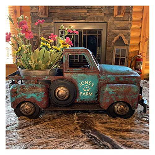 Fujida Creative Auto Blumentopf Sukkulentenbehälter Retro Harz Handwerk Ornament für Hausgarten Hof Dekoration